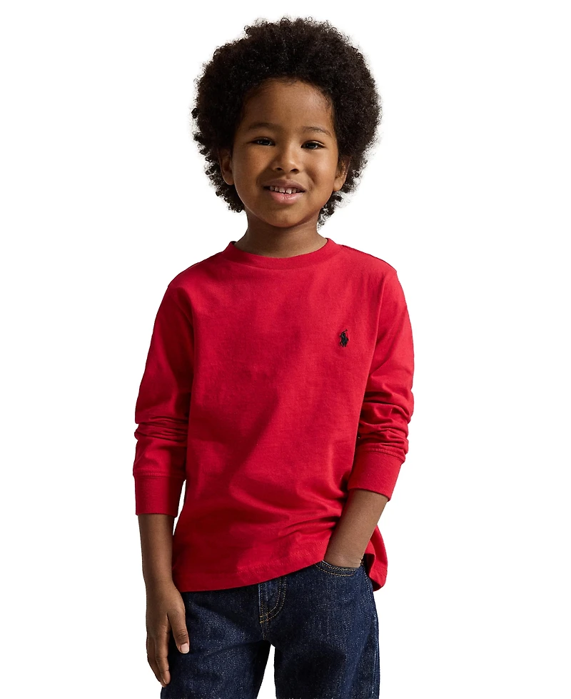 Polo Ralph Lauren Toddler and Little Boys Jersey Long-Sleeve T-shirt