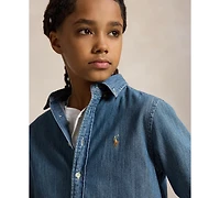 Polo Ralph Lauren Big Boys Cotton Chambray Sport Shirt