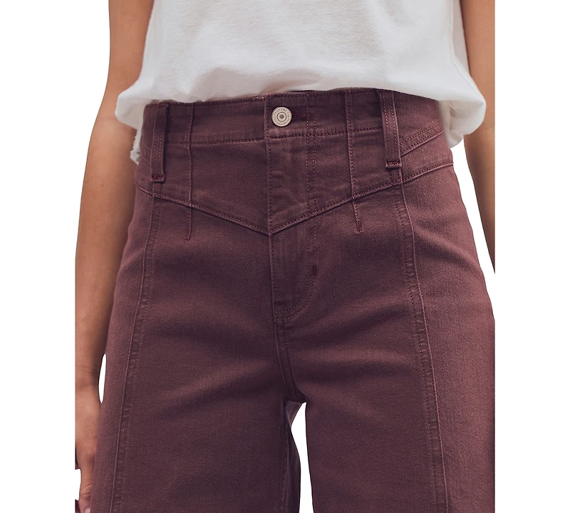 Free People Women's Libre Corduroy High-Rise Wide-Leg Pants