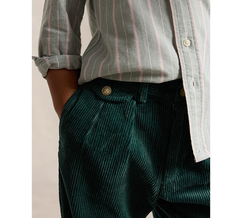 Polo Ralph Lauren Boys' 2T-7 Cotton Oxford Shirt and Corduroy Pants, 2-Piece Set