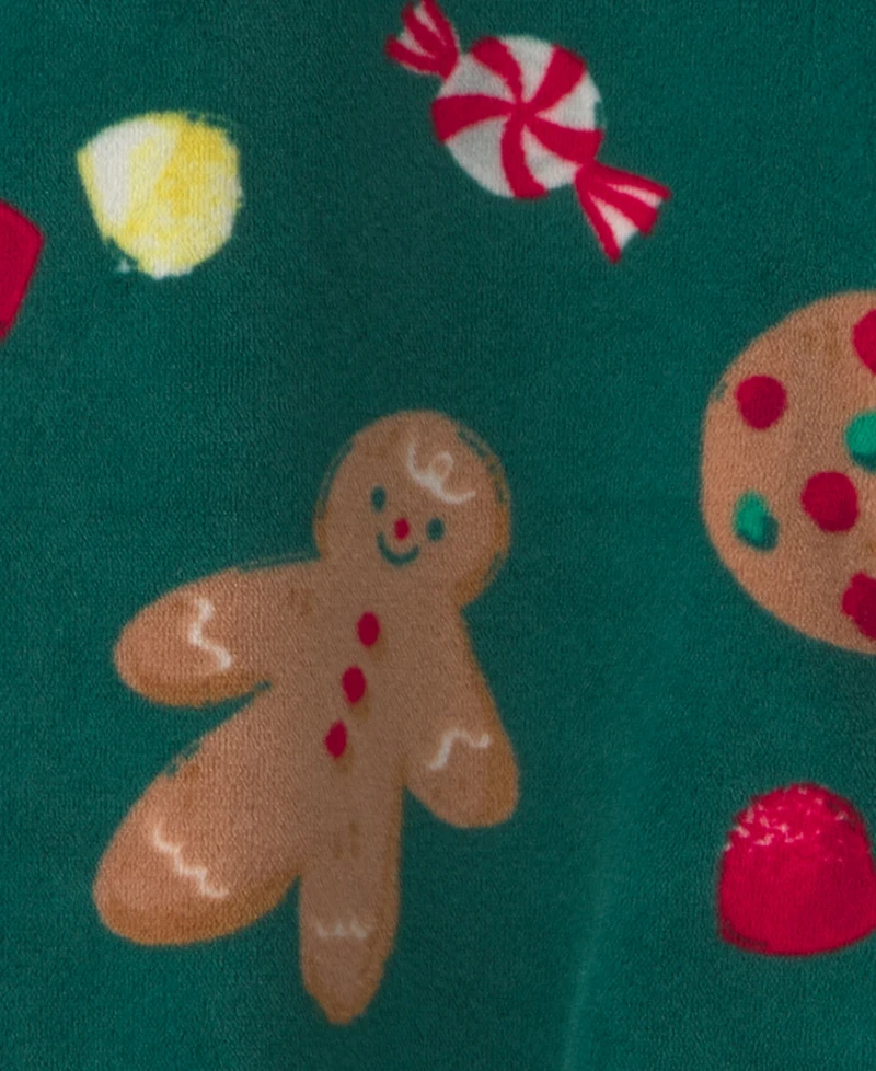 Carter's Boys' and Girls' Gingerbread Christmas 2-Way Zip Sleep & Play Pajamas