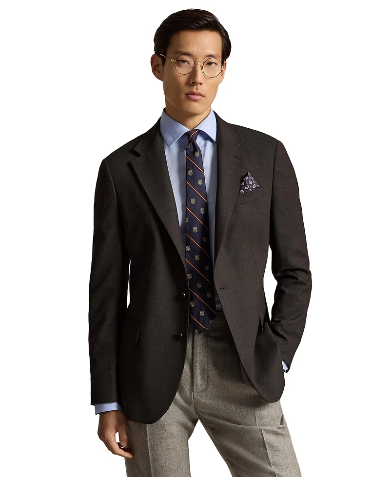 Polo Ralph Lauren Men's Modern-Fit Wool-Blend Birdseye Suit Jacket