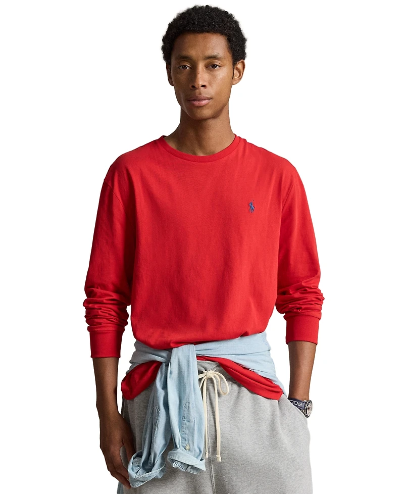 Polo Ralph Lauren Men's Classic-Fit Jersey Long-Sleeve T-Shirt