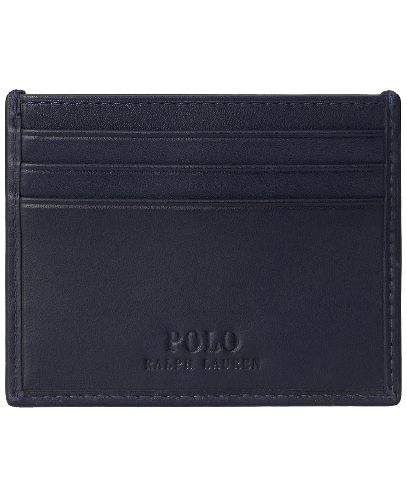 Polo Ralph Lauren Polo Bear Slim Full-Grain Leather Card Case