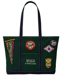 Polo Ralph Lauren Logo-Patch Outdoors-Inspired Canvas Tote