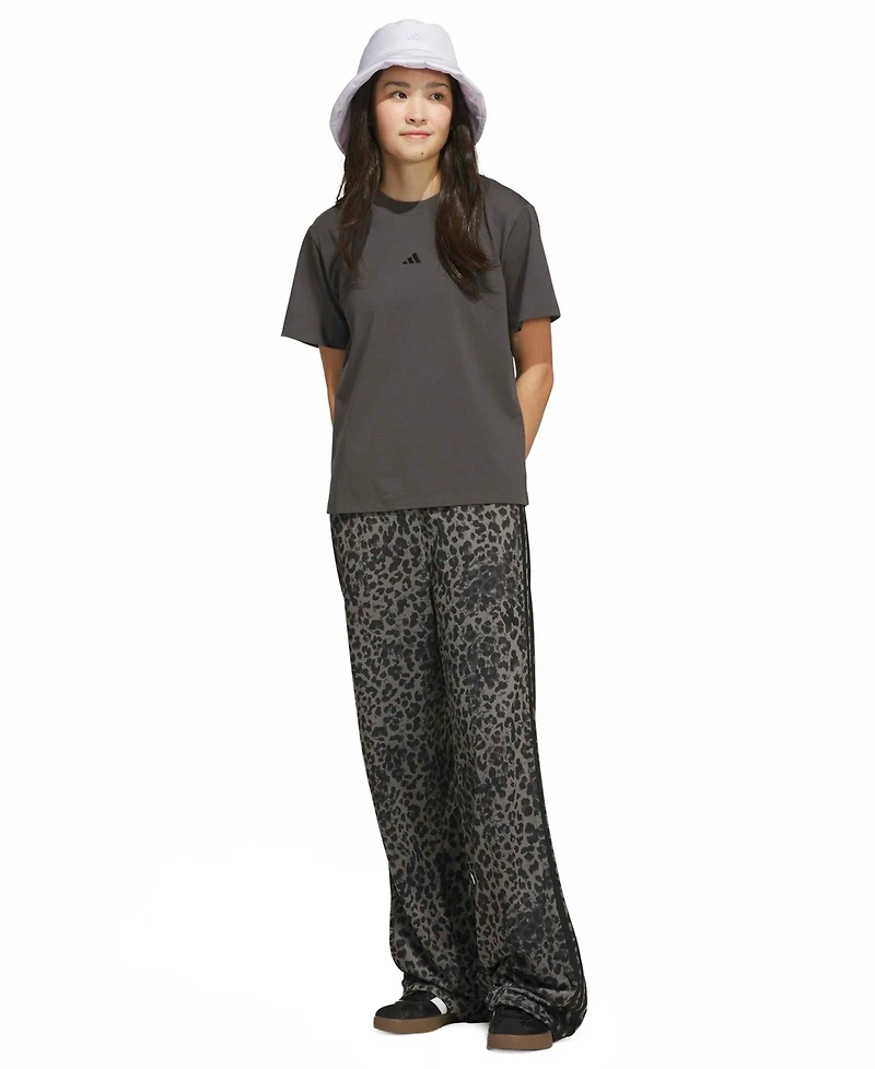 adidas Women's Dayready High-Rise Wide-Leg Leopard-Print Pants