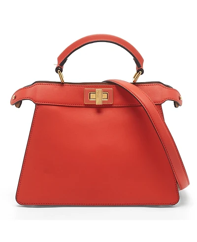 Pre-Owned Fendi Women's Peekaboo Iseeu Leather Satchel
