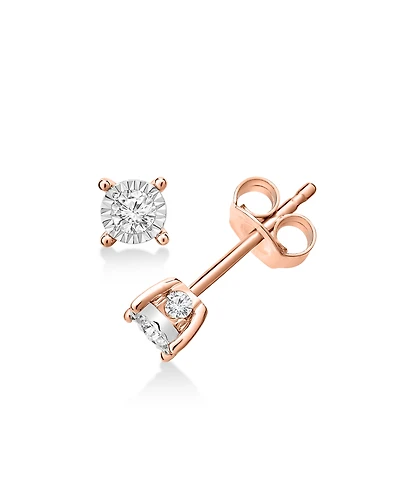 TruMiracle Diamond Stud Earrings (3/8 ct. t.w.) 10k White, Yellow or Rose Gold