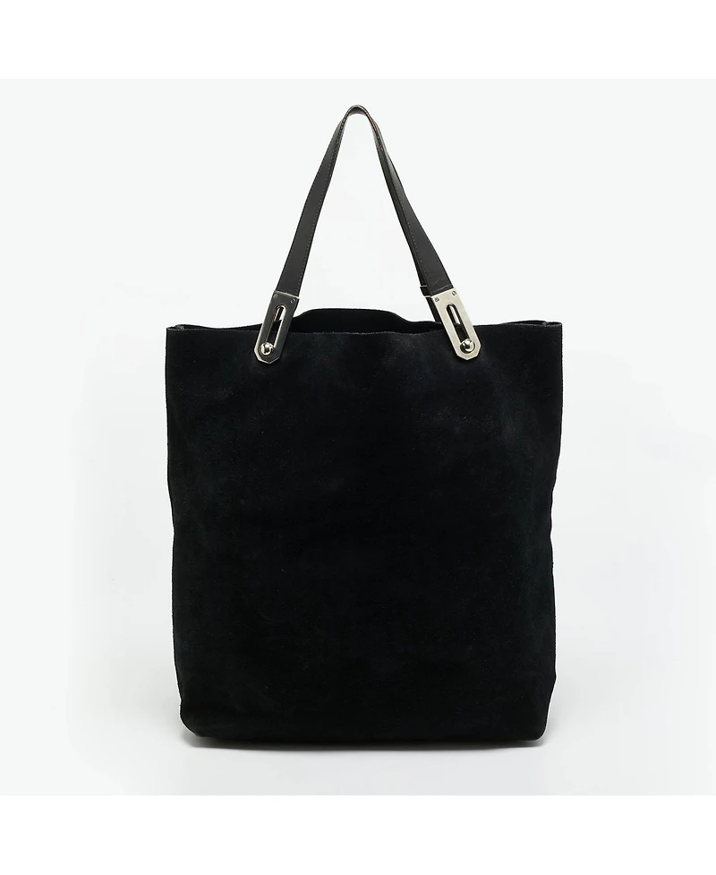 Pre-Owned Balenciaga Women's Suede and Leather Pocket Tote Bag
