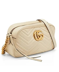 Pre-Owned Gucci Women's Gg Marmont Small Matelasse Leather Camera Bag