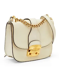 Pre-Owned Miu Miu Madras Leather Push-Lock Crossbody Bag