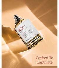 LoveryPlus Saffron + Amber Eau de Parfum 2pc Fragrance Gift Set, 3.4 fl oz Perfume Spray