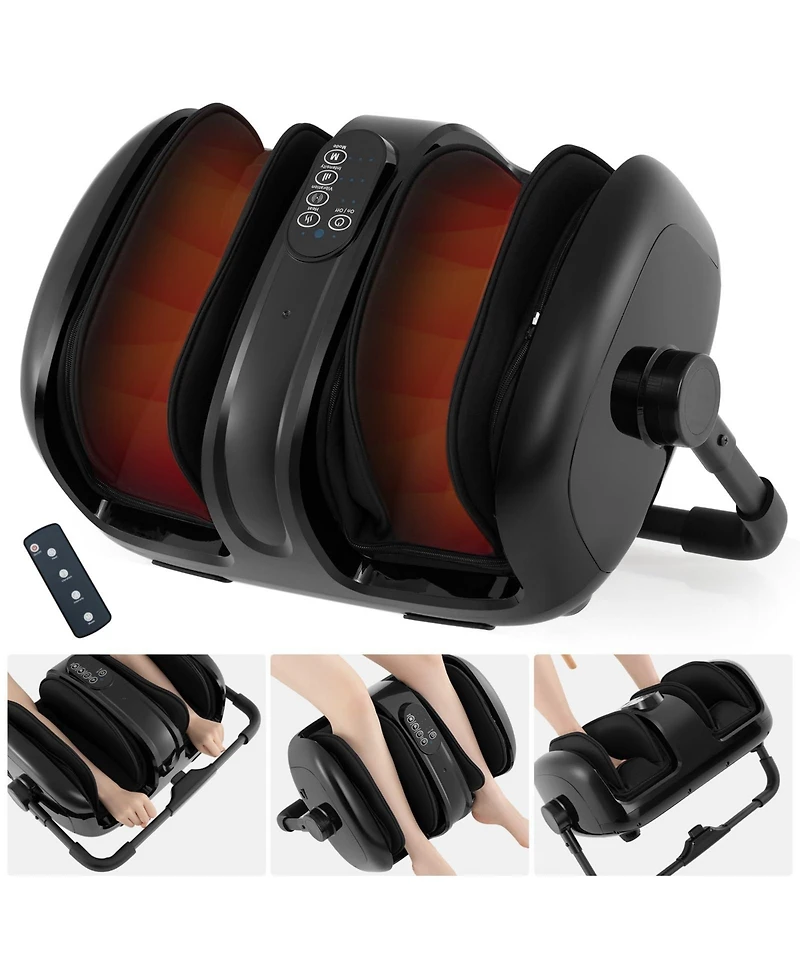 Ecooso Foot and Calf Massager with Heat for Blood Circulation Pain Relief
