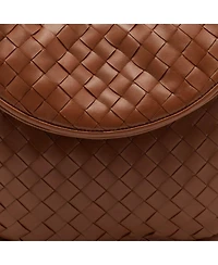 Pre-Owned Bottega Veneta Women's Intrecciato Leather Medium Gemelli Shoulder Bag