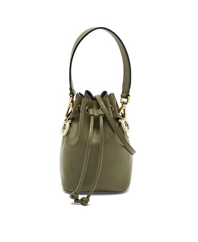 Pre-Owned Fendi Women's Mon Tresor Mini Leather Bucket Bag