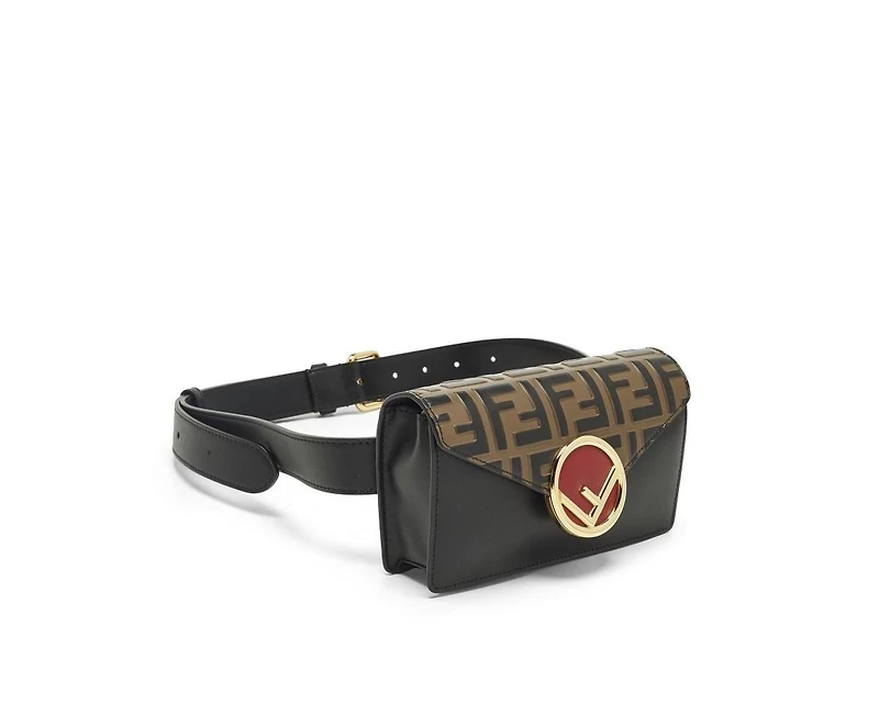 Pre-Owned Fendi Women's Embossed Leather Belt Bag