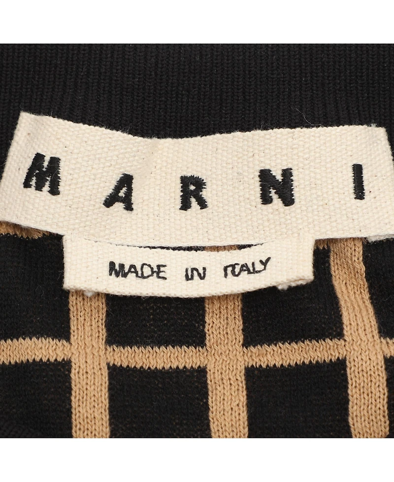 Pre-Owned Marni Marni Women's Plaid Short-Sleeve Crewneck T-Shirt