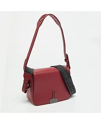 Pre-Owned Off-White Women's Mini Binder Clip Leather Shoulder Bag