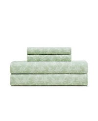 Tommy Bahama Home Tropic Breeze Washed Percale 100% Cotton 4-Piece Sheet Set