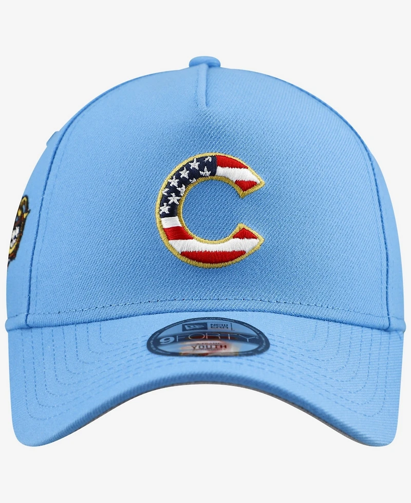 New Era Boys and Girls Chicago Cubs Celebrate America's 250th 9FORTY A-Frame Adjustable Hat