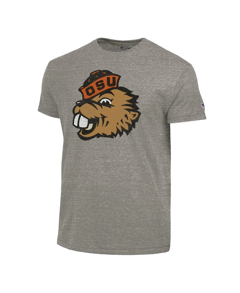 Champion Men's Charcoal Oregon State Beavers Triumph Tri-Blend T-Shirt