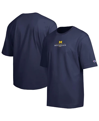 Champion Men's Michigan Wolverines Screen-Print Graphics Seamless Body T-Shirt
