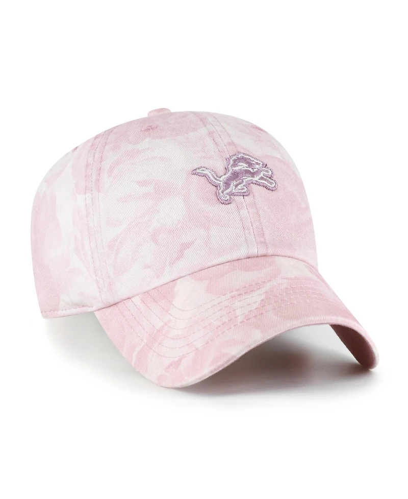 '47 Brand Women's Pink Detroit Lions Gardenia Clean Up Adjustable Hat