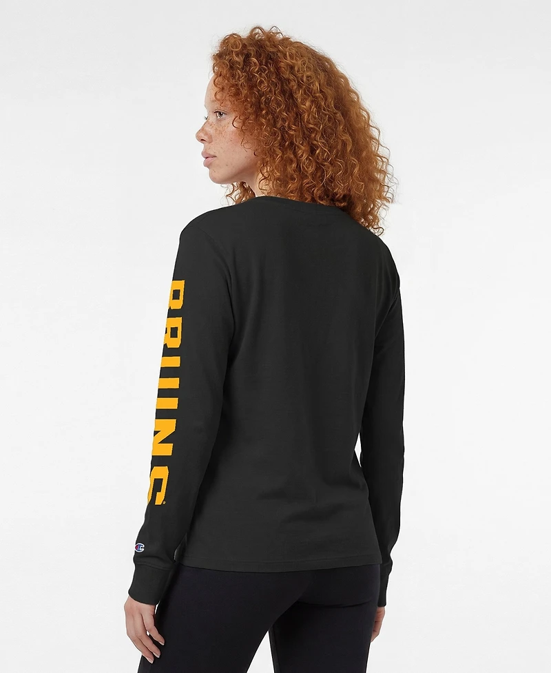 Champion Women's Boston Bruins 2-Hit Long-Sleeve T-Shirt