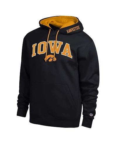 Champion Men's Iowa Hawkeyes Arch Tackle Twill Hoodie
