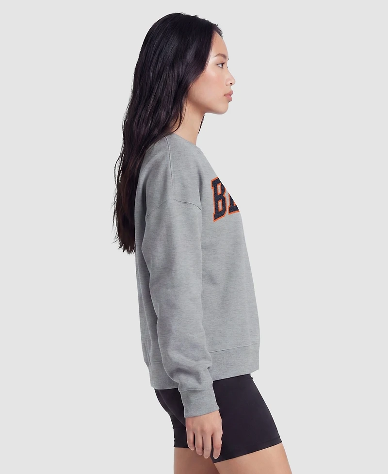 Champion Women's Chicago Bears Crewneck Screen Print Sweatshirt