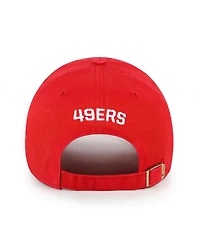 '47 Brand Women's Scarlet San Francisco 49ers Finely Clean Up Adjustable Hat