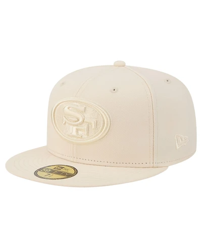 New Era Men's Cream San Francisco 49ers Color Pack 59FIFTY Fitted Hat