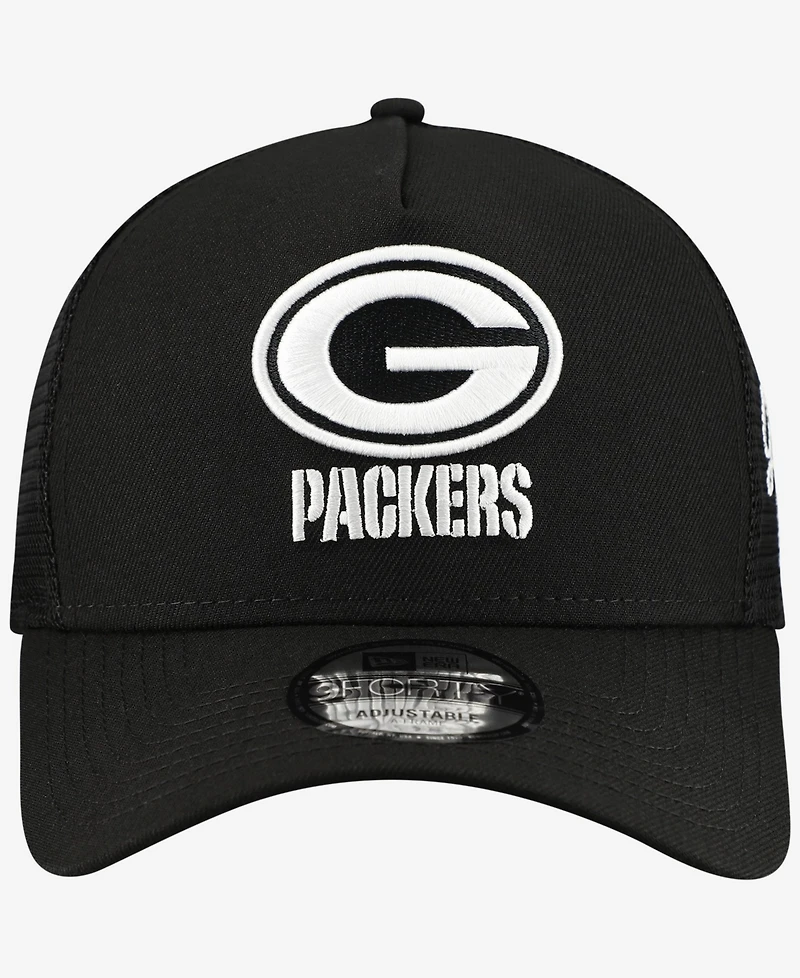 New Era Men's Green Bay Packers 9FORTY A-Frame High-Crown Adjustable Cap