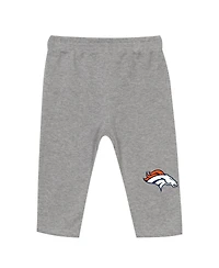 Outerstuff Baby Boys' and Girls' Denver Broncos Cotton Short-Sleeve Bodysuit and Pants Set