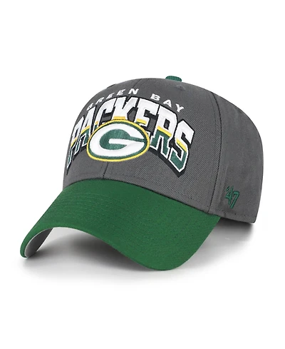 '47 Brand Green Bay Packers Split Block Mvp Structured Adjustable Baseball Cap