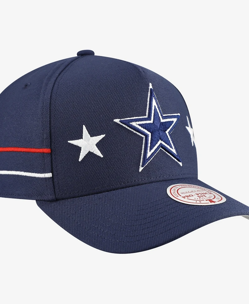 Mitchell & Ness Men's Navy Dallas Cowboys America's Team Pro Pinch Snapback Hat