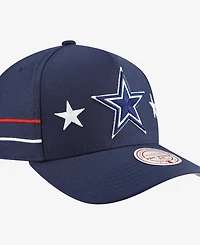 Mitchell & Ness Men's Navy Dallas Cowboys America's Team Pro Pinch Snapback Hat