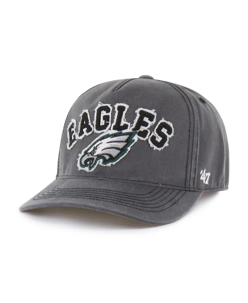 '47 Brand Men's Charcoal Philadelphia Eagles Calderwood Well Worn Hitch Adjustable Hat