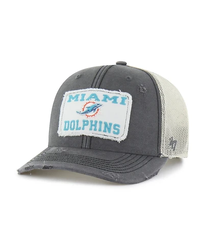 '47 Brand Miami Dolphins Distressed Egremont Adjustable Trucker Hat