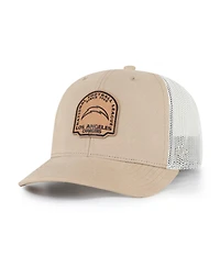'47 Brand Men's Khaki Los Angeles Chargers Bonehide Trucker Adjustable Hat