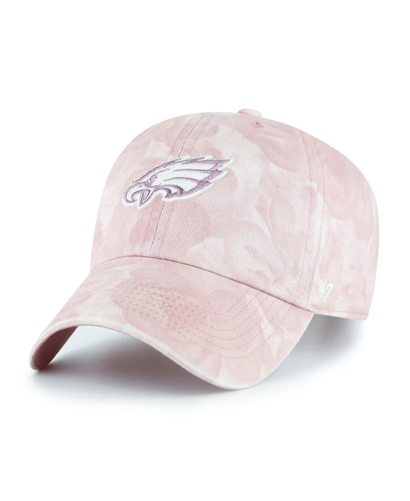 '47 Brand Women's Pink Philadelphia Eagles Gardenia Clean Up Adjustable Hat