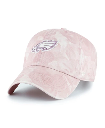 '47 Brand Women's Pink Philadelphia Eagles Gardenia Clean Up Adjustable Hat