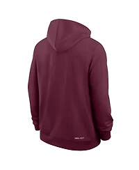 Nike Men's Virginia Tech Hokies Sideline Standard Issue Heavyweight French-Terry Hoodie