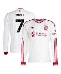 adidas Men's Liverpool Florian Wirtz 2026/27 Away Replica Long-Sleeve Jersey