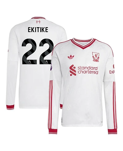adidas Men's Liverpool Hugo Ekitike 2026/27 Away Authentic Long Sleeve Jersey