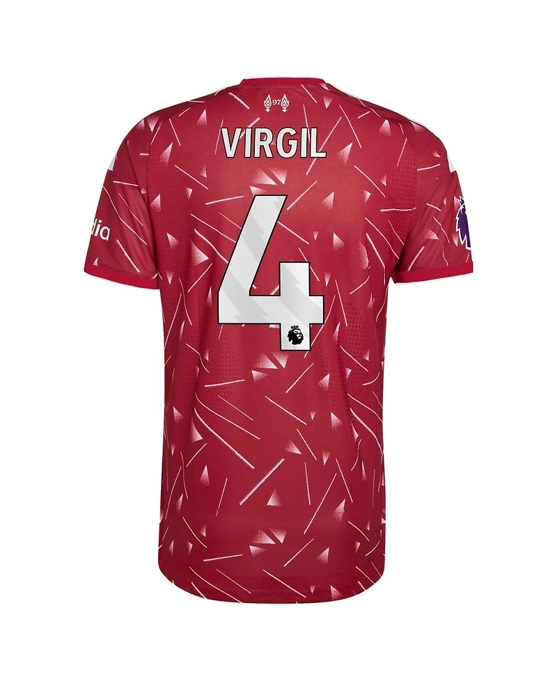 adidas Men's Liverpool Virgil van Dijk 2026/27 Authentic Home Jersey