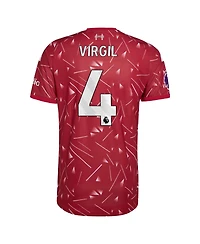 adidas Men's Liverpool Virgil van Dijk 2026/27 Authentic Home Jersey