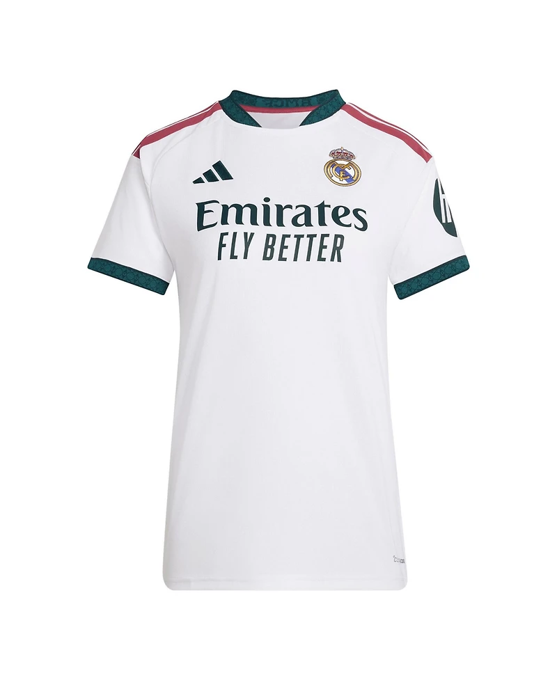 Adidas Women's Vini Jr. White Real Madrid 2026/27 Home Replica Jersey