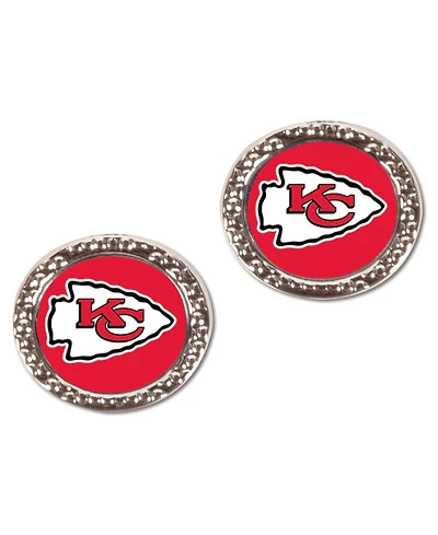 Wincraft Women's Kansas City Chiefs Round Post Earrings