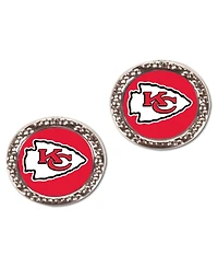 Wincraft Women's Kansas City Chiefs Round Post Earrings